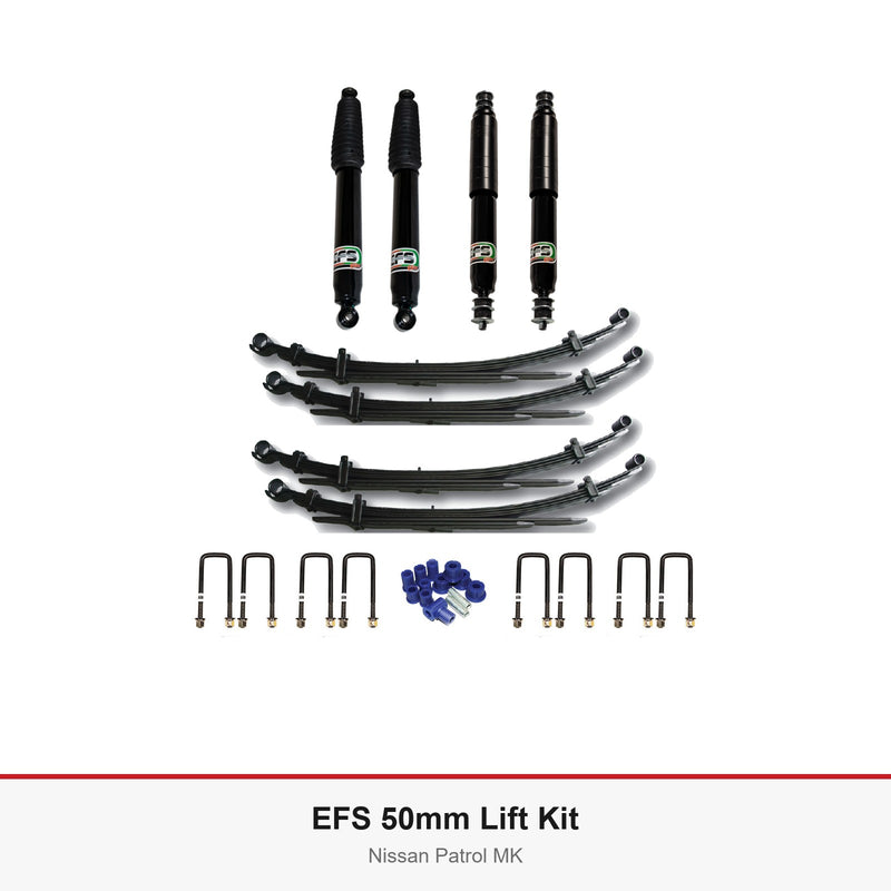 EFS 50mm Lift Kit - Suits Nissan Patrol MK