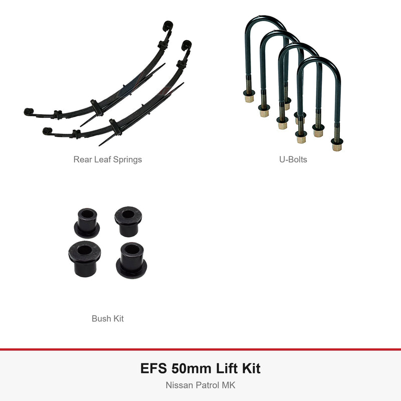 EFS 50mm Lift Kit - Suits Nissan Patrol MK