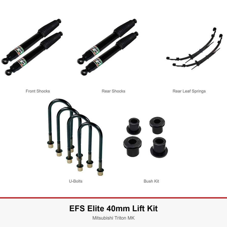 EFS Elite 40mm Lift Kit - Suitable For Mitsubishi Triton MK