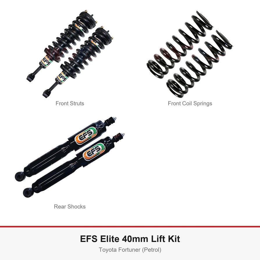 EFS Elite 40mm Lift Kit - Suits Toyota Fortuner (Petrol)