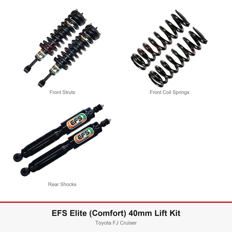 EFS Elite (Comfort) 40mm Lift Kit - Suits Toyota FJ Cruiser