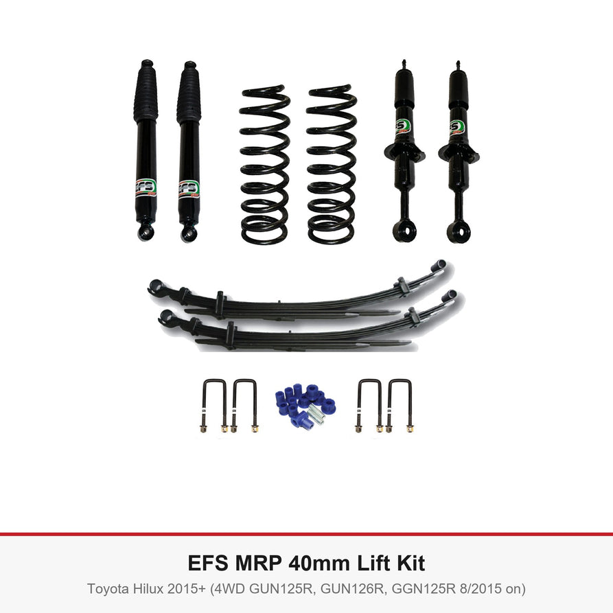 EFS MRP 40mm Lift Kit - Suits Toyota Hilux 2015+ (4WD GUN125R, GUN126R, GGN125R 8/2015 on)