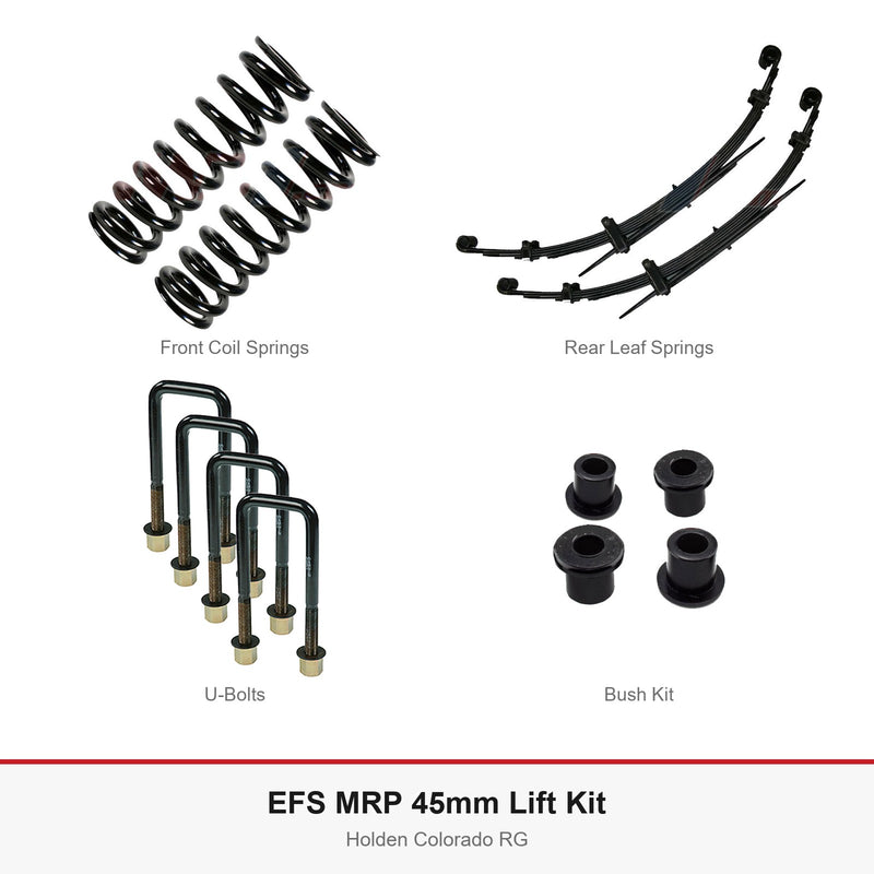 EFS MRP 45mm Lift Kit - Suits Holden Colorado RG