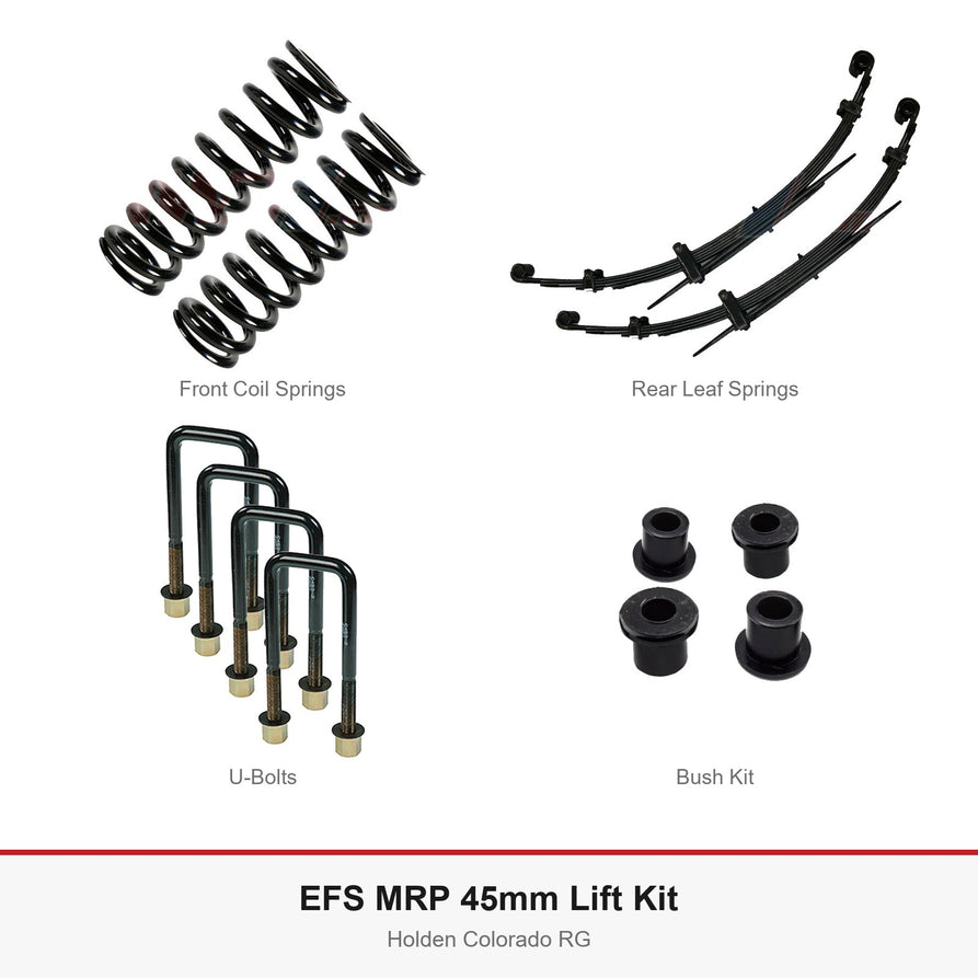 EFS MRP 45mm Lift Kit - Suits Holden Colorado RG