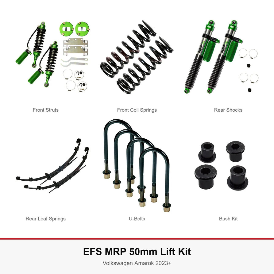 EFS MRP 50mm Lift Kit - Suitable For Volkswagen Amarok 2023+