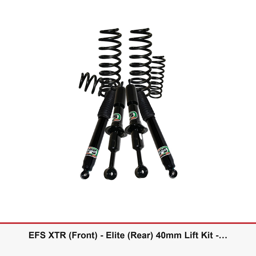 EFS XTR (Front) - Elite (Rear) 40mm Lift Kit - Suits Mitsubishi Pajero Sport (QF 09/2019+)