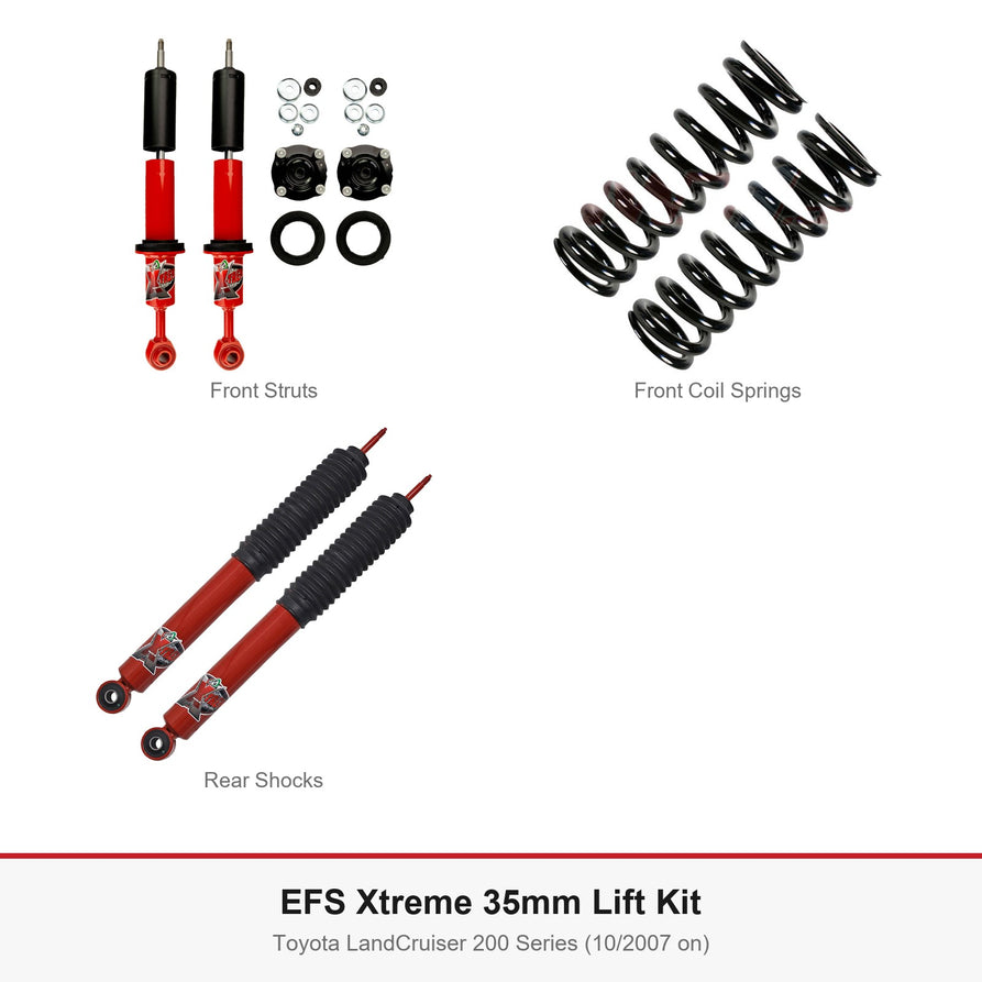 EFS Xtreme 35mm Lift Kit - Suits Toyota LandCruiser 200 Series (10/2007 on)