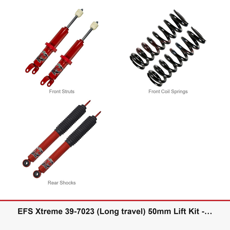 EFS Xtreme 39-7023 (Long travel) 50mm Lift Kit - Suits RAM 1500 DT