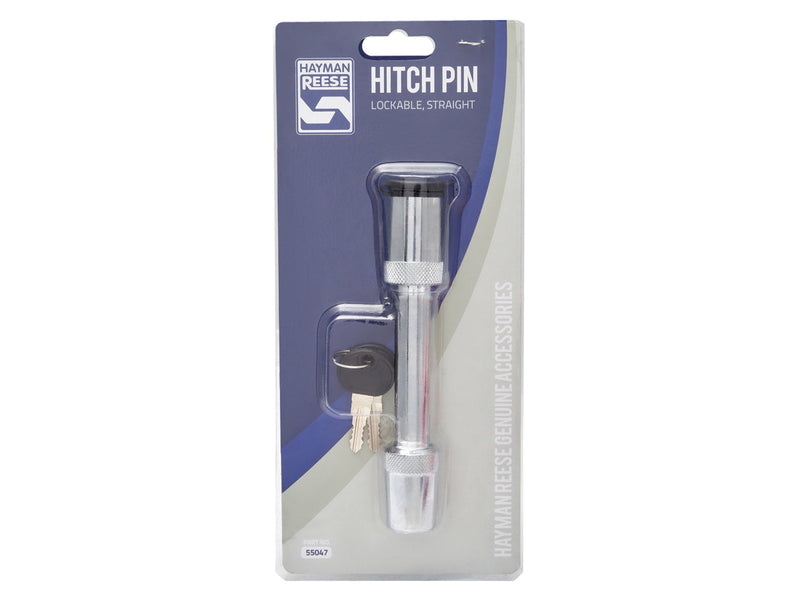 Hayman Reese Lockable Hitch Pin – Straight Anti-Theft Towbar Pin