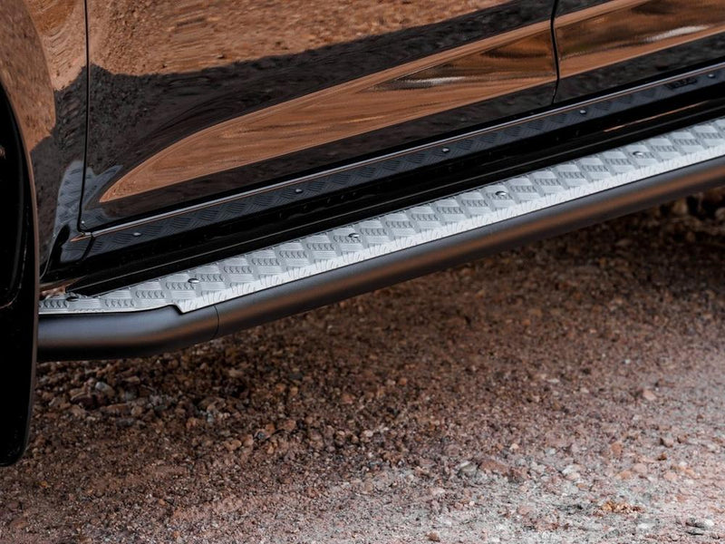 PIAK Roader Grey Side Steps for Mazda BT-50 2020 Onwards | Heavy Duty 4x4 Steps