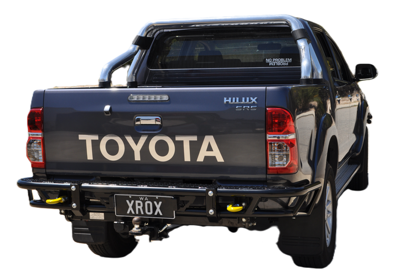 XROX Rear Step Tube Bar (50mm Body Lift) Suitable For Toyota Hilux Revo 2015-2019