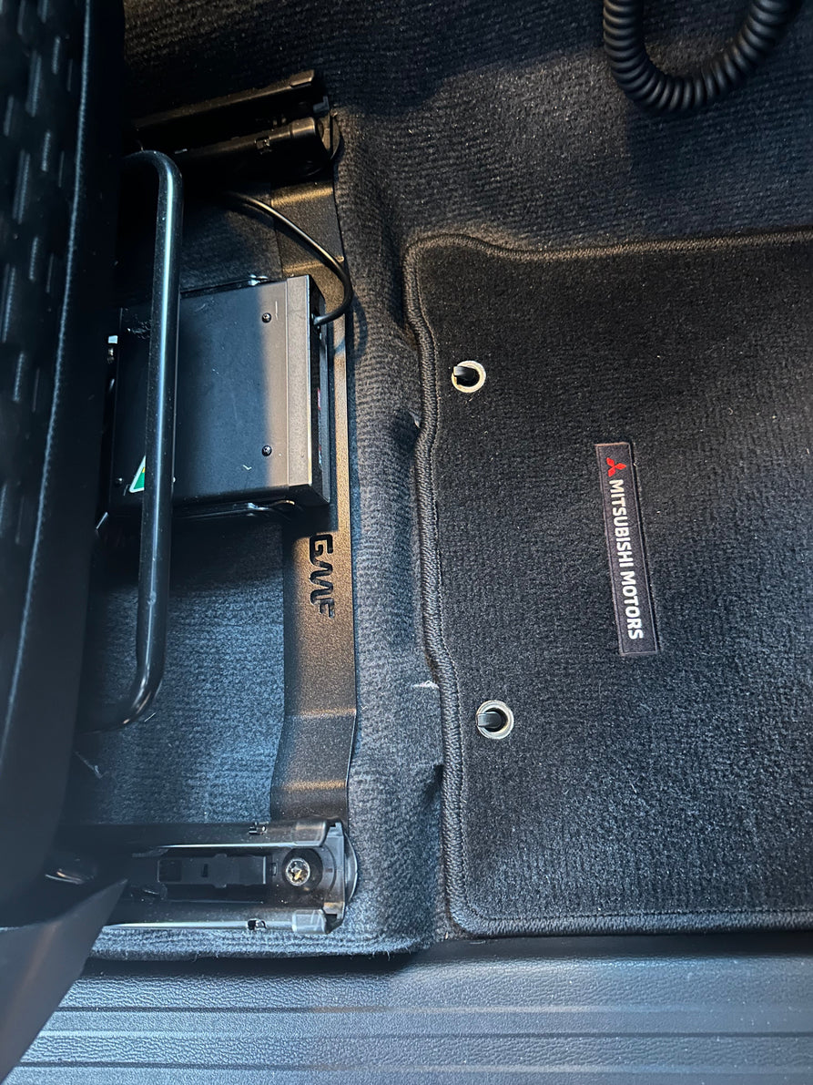 GMF4x4 Triton MV 2024+ UHF Radio Under Seat Mount Bracket 178-RAD