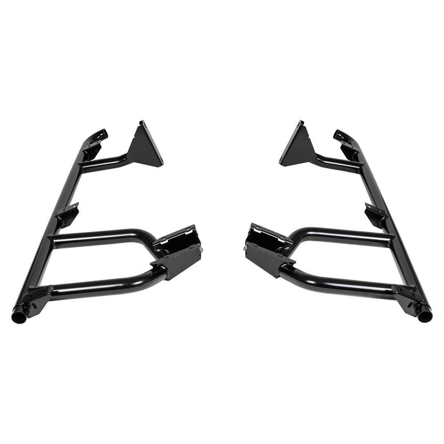 ARB Deluxe Side Steps and Rails with Aluminium Tread Suitable For 76 Series LandCruiser – B03383