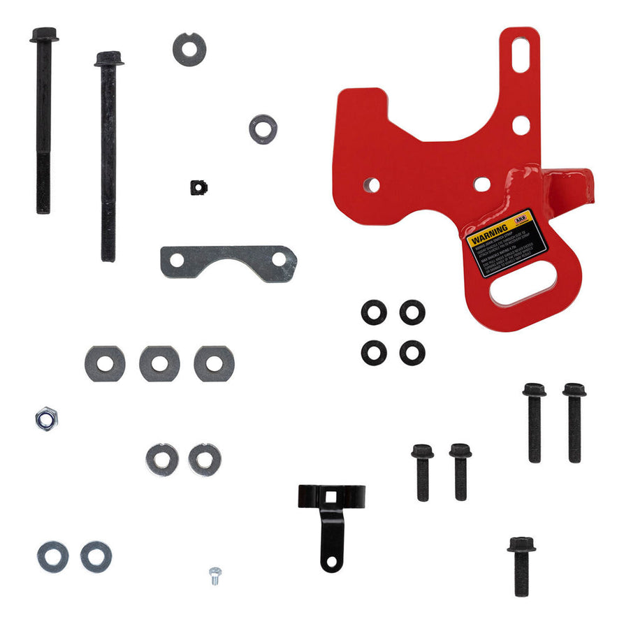 ARB 8000kg Recovery Point, Red Suitable For LandCruiser 70 Series Left Front – 2812030