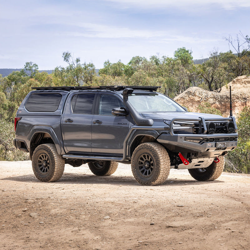 ARB Summit Front Rail and Step with Black Tread Suitable For Toyota Hilux – B03565