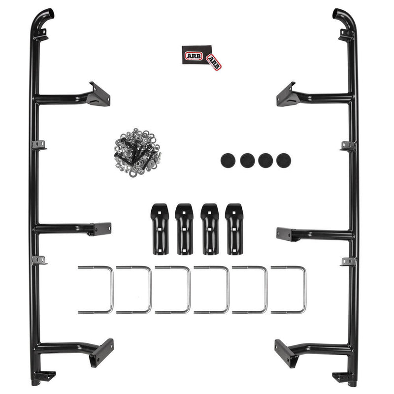 ARB Deluxe Steps and Rails with Aluminium Tread Suitable For Nissan Navara – B03389