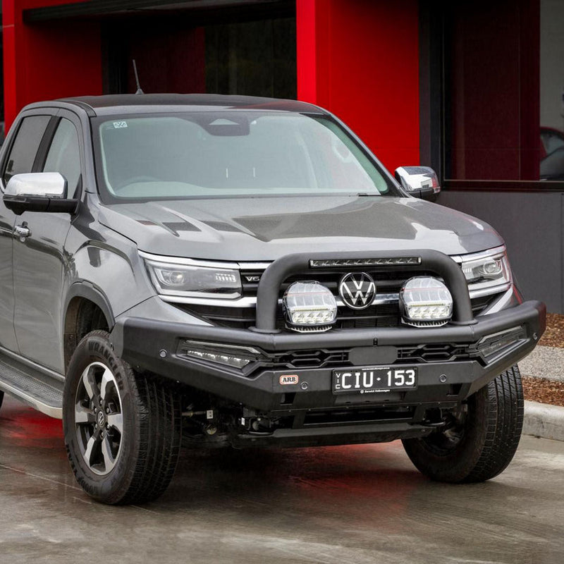 ARB Summit Sahara MkII Bull Bar with Black 20 inch LED Light Bar Suitable For VW Amarok – B03056