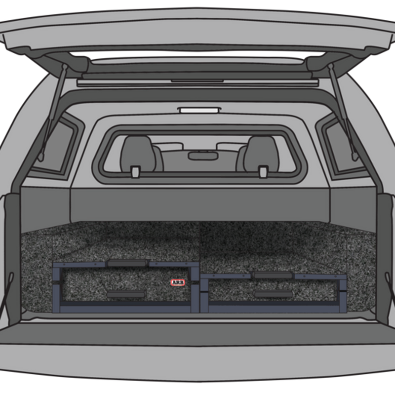 ARB Drawer Bundle – Left Roller Floor (Mid-Height), Right Roller Floor (Low-Height), Left & Right Side Floor Adaptor – 1355mm