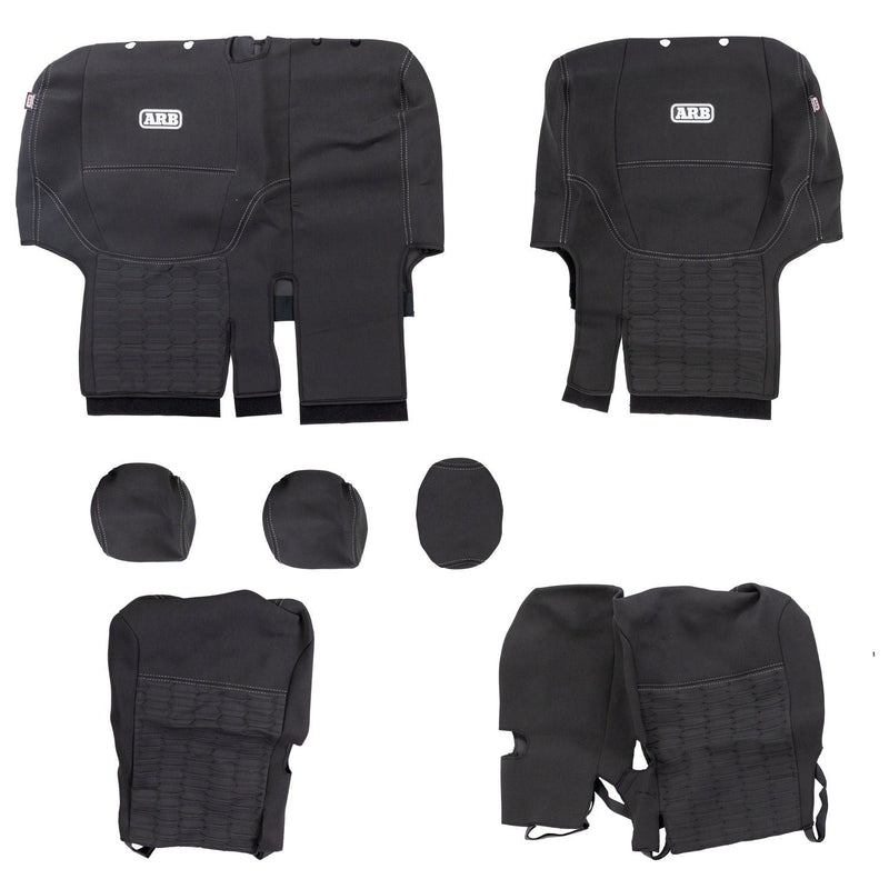 ARB Seat Cover Set Suitable For Toyota LandCruiser 300 Series GX/GXL (No Armrest) – Rear – Neoprene
