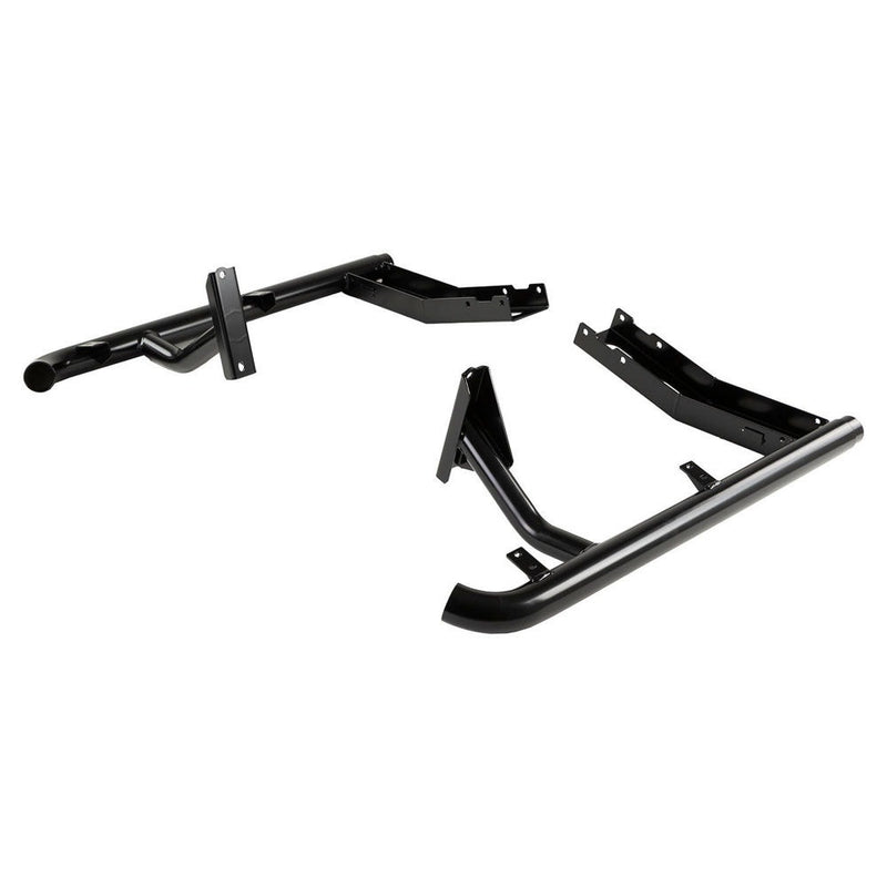 ARB Deluxe Side Steps and Rails with Aluminium Tread Suitable For 70 Series – B03382