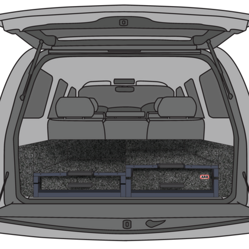 ARB Drawer Bundle – Left Roller Floor (Low-Height), Right Roller Floor (Mid-Height), Left & Right Side Floor Adaptor