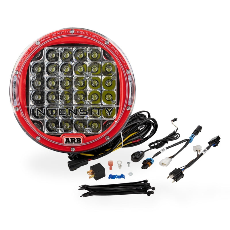 ARB Intensity V2 Driving Lights with 2 x Flood Beam and Wiring Loom – B01214