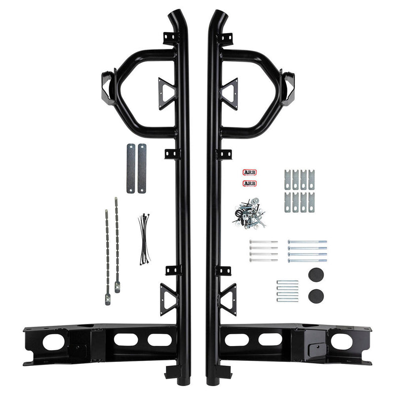 ARB Summit Steps and Rails with Aluminium Tread Suitable For 150 Series Prado – B03410