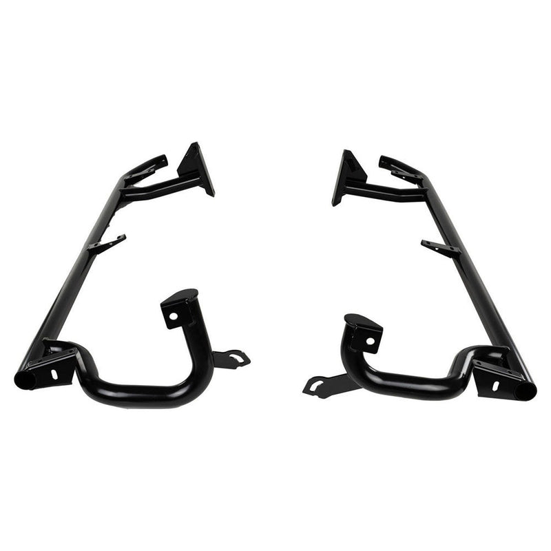 ARB Deluxe Side Steps and Rails with Aluminium Tread Suitable For 70 Series – B03382