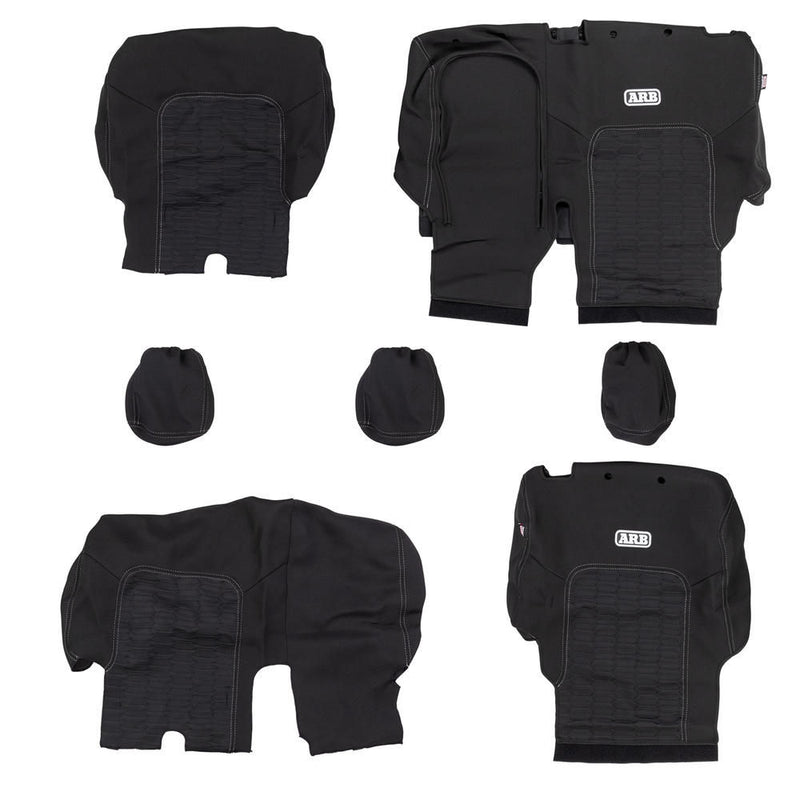ARB Neoprene Seat Cover Set, Rear, Suitable For Nissan Patrol Y62 (Has Zip For Armrest) – 0850113NR