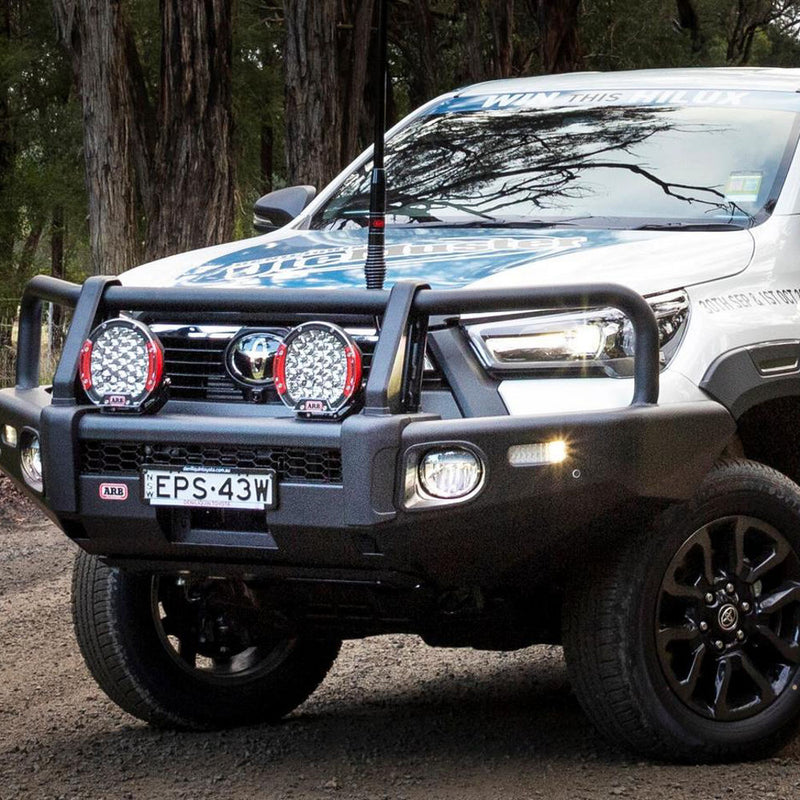 ARB Summit Bull Bar Suitable For Hilux Rogue with Sensors, Winch, Suitable For ARB Fog MKII – 3414720