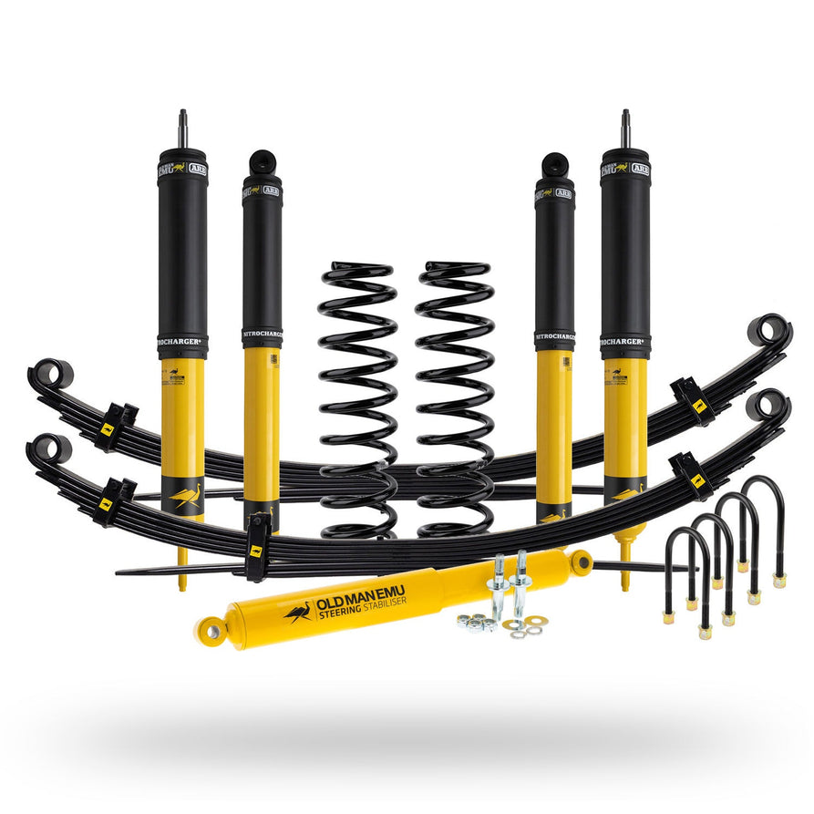 Old Man Emu Nitrocharger Plus Suspension Kit Suitable For Toyota LandCruiser 79 Series Dual Cab, Single Cab 2007-on