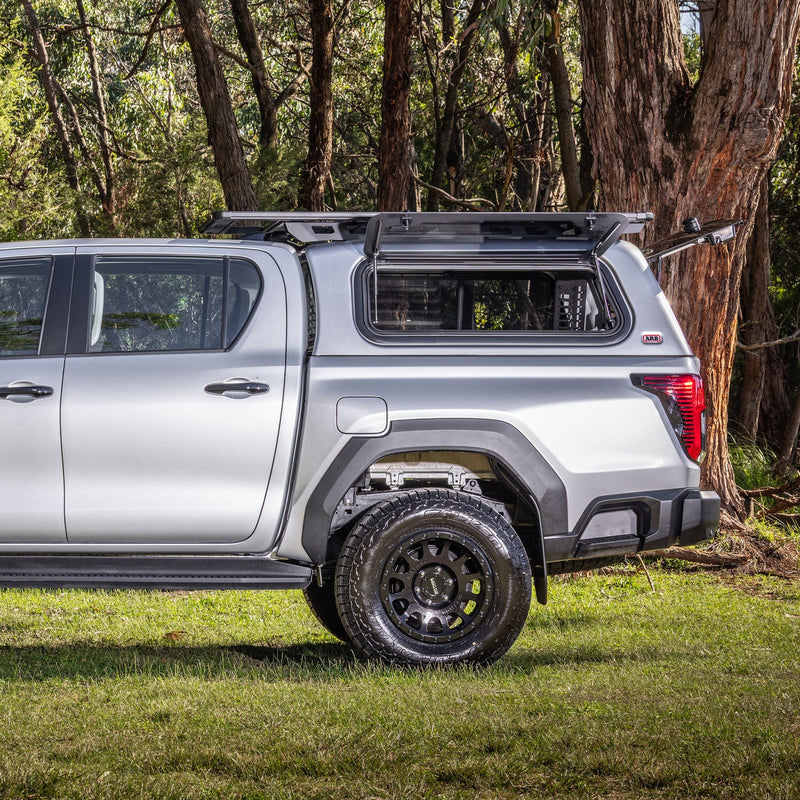 ARB Classic Canopy with Smooth Finish, Sliding RHS, Lift-Up LHS Window Suitable For Toyota Hilux – CLS81B