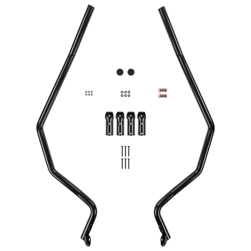 ARB Deluxe Side Steps and Rails with Aluminium Tread - – B03343