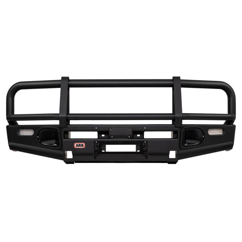 ARB Deluxe Winch Bull Bar, Matt Black Suitable For LC79 Workmate non-flared, sensors – 3412630