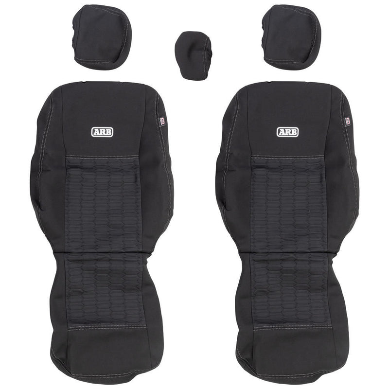 ARB Neoprene Seat Cover Set, Front, Suitable For Toyota LandCruiser 79 Series – 0850103NFB