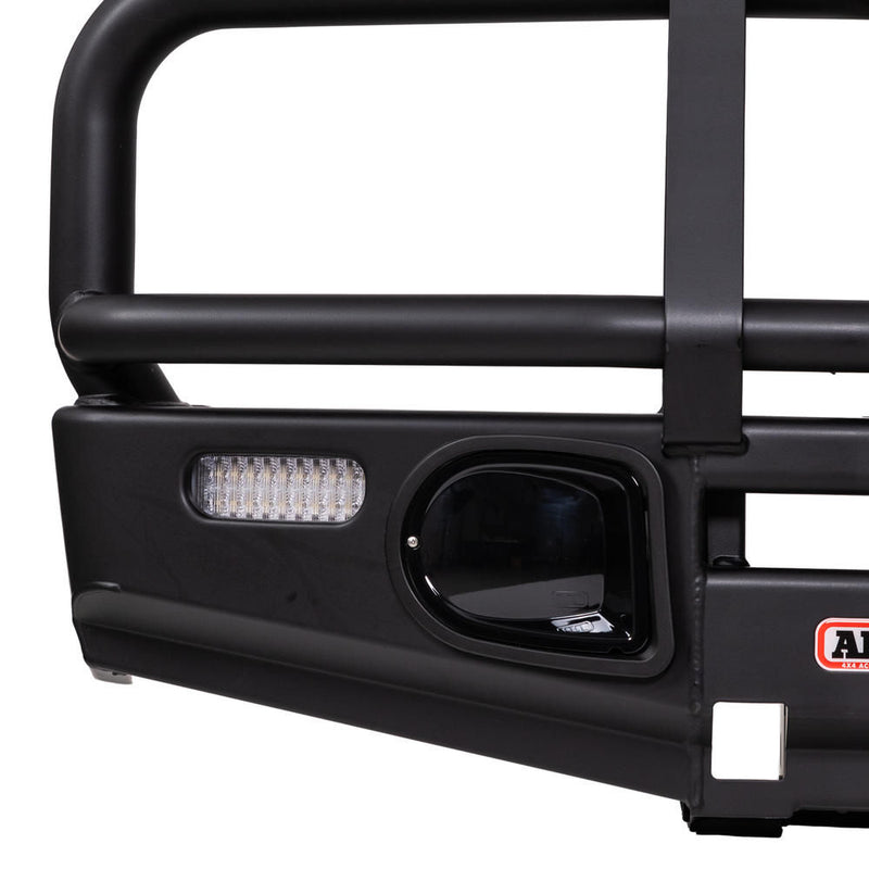 ARB Deluxe Winch Bull Bar, Matt Black Suitable For LC79 Workmate non-flared, sensors – 3412630