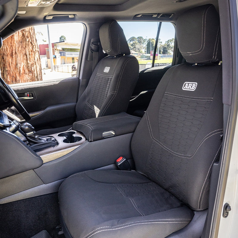 ARB Neoprene Seat Cover Set, Front, Suitable For Toyota LandCruiser 300 Series – 0850101NFA