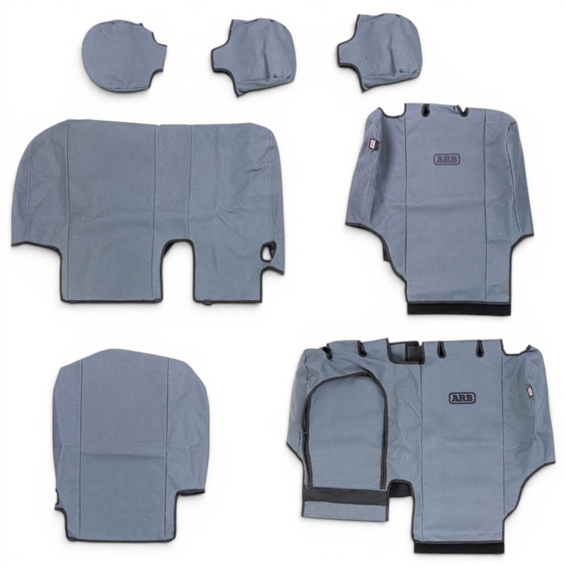 ARB Rear Canvas Seat Cover Set With Arm Rest Access Zip – 0850113CR