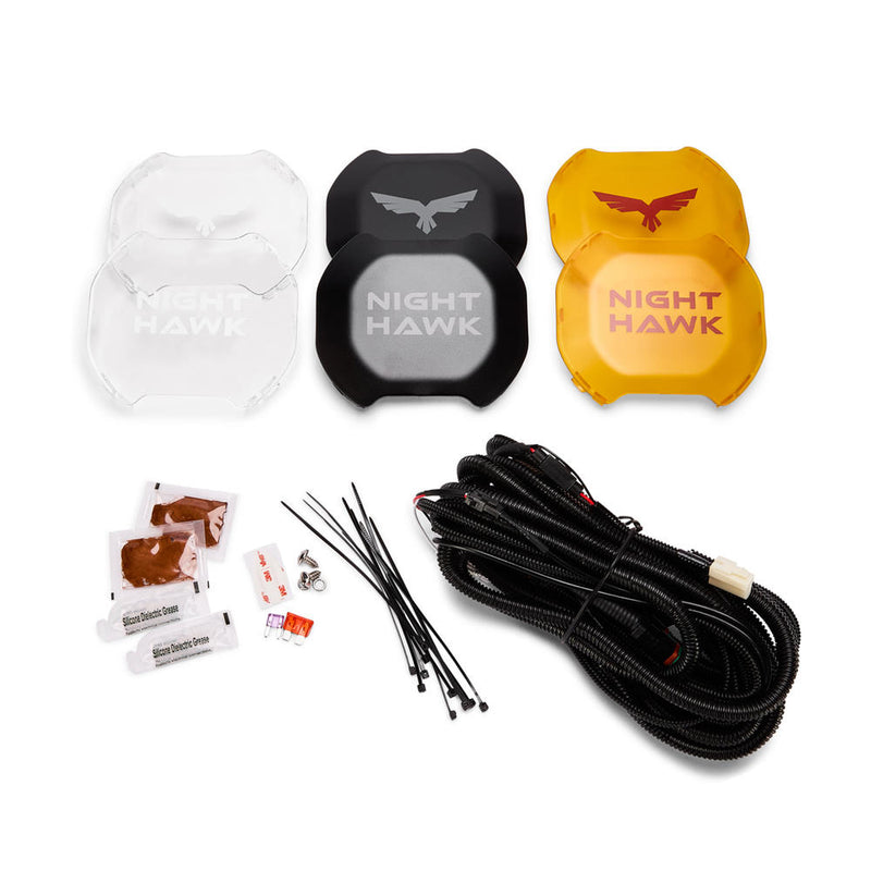 Night Hawk ADV Series 7 Inch Driving Light Kit
