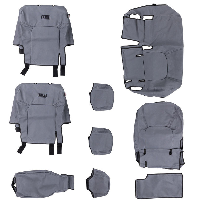 ARB Canvas Seat Cover Set, Rear, Suitable For Toyota LandCruiser 200 Series VX/Sahara – 0850102CRA