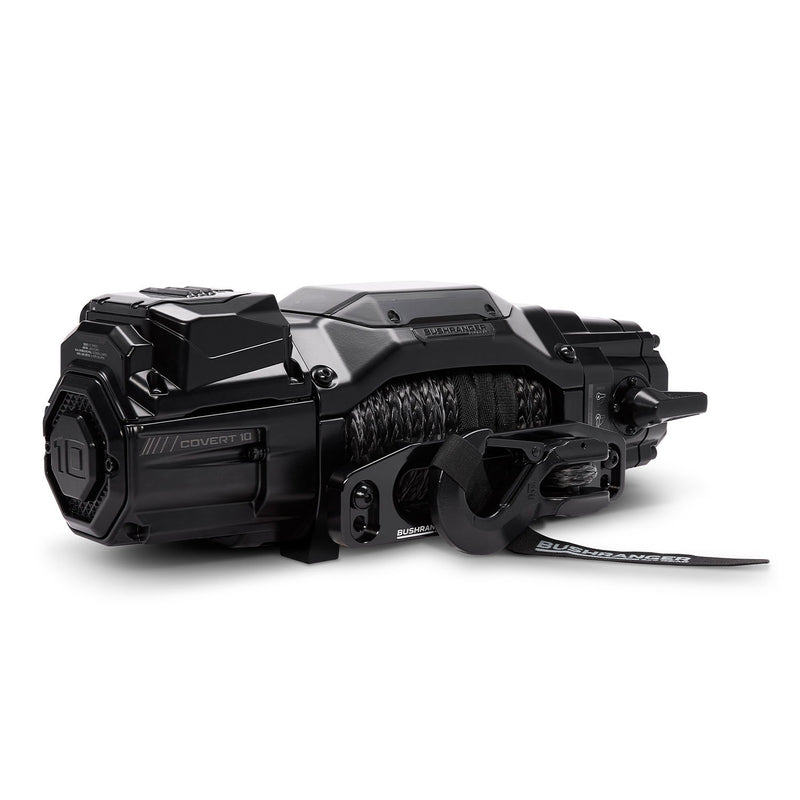 Bushranger COVERT 10S Winch - 12V 10,000lb Synthetic Rope