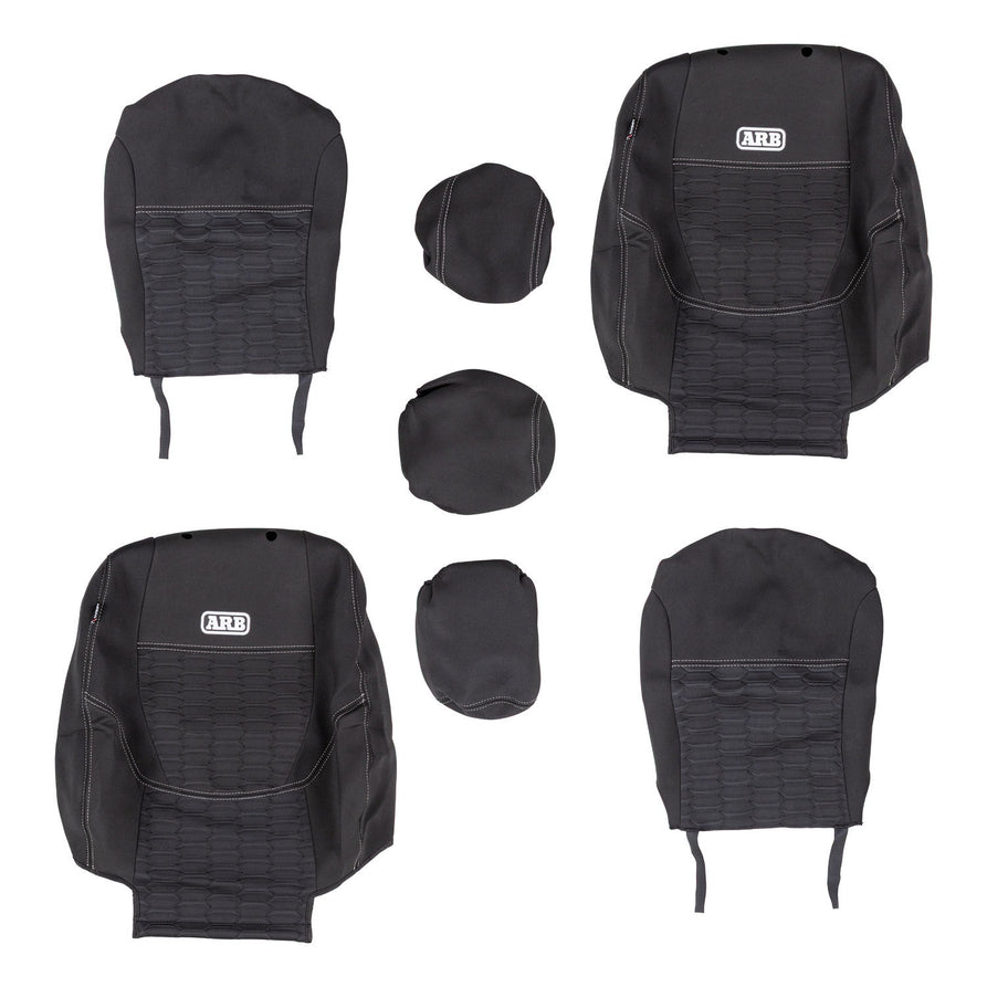 ARB Neoprene Seat Cover Set, Front, Suitable For Toyota Prado GX – 0850131NFA