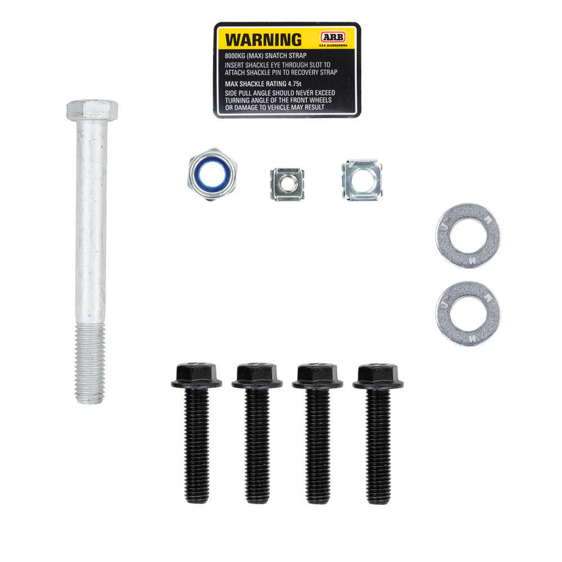 ARB 8T Rated Recovery Point with Red Finish, RHS Suitable For Ford Ranger Raptor – 2840170
