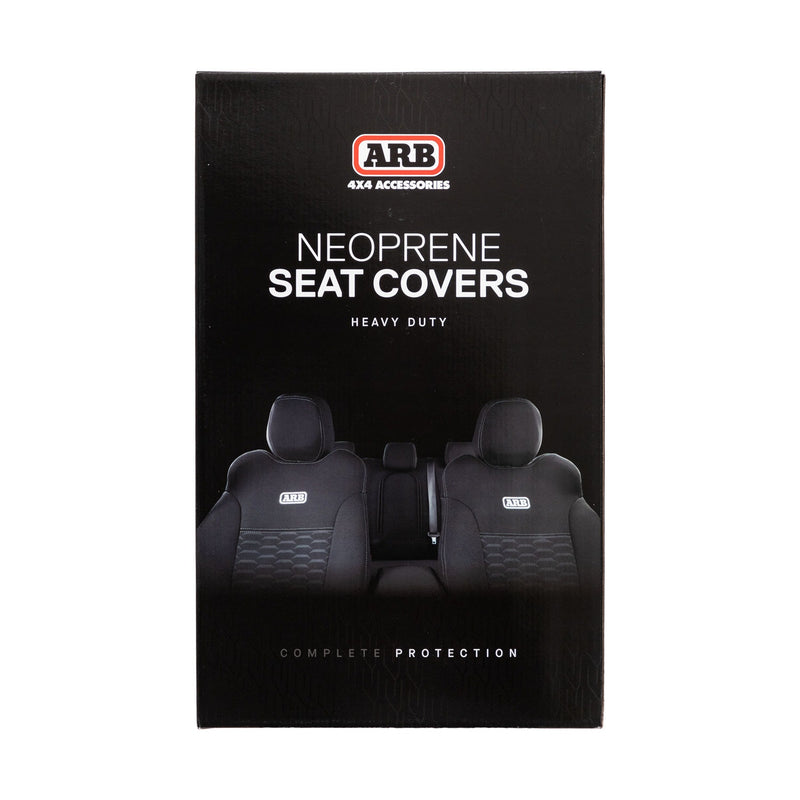 ARB Neoprene Seat Cover Set, Rear, Suitable For Isuzu D-Max Dual Cab and Mazda BT-50 Dual Cab (Bench Seat With Armrest) – 0850111NR