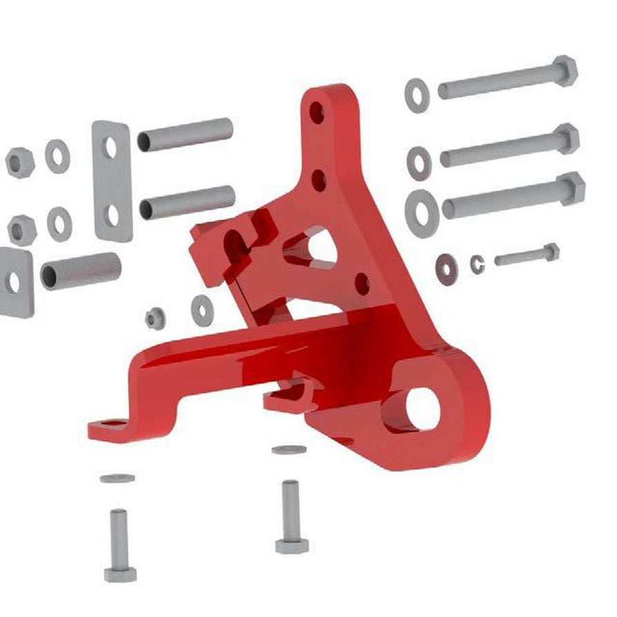 ARB Recovery Point Left Hand Side 8 Tonne with Red Finish Suitable For Holden Colorado – 2848010