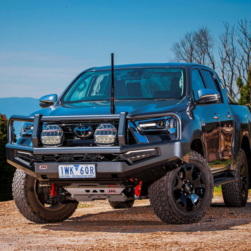 ARB Summit MkII Bull Bar with Matt Black Finish, Winch Compatible Suitable For Toyota Hilux – 3414680