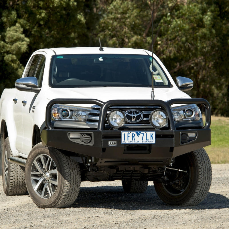 ARB Commercial Bull Bar Winch Compatible Suitable For Toyota Hilux with ARB Fog MK1 – 3414590