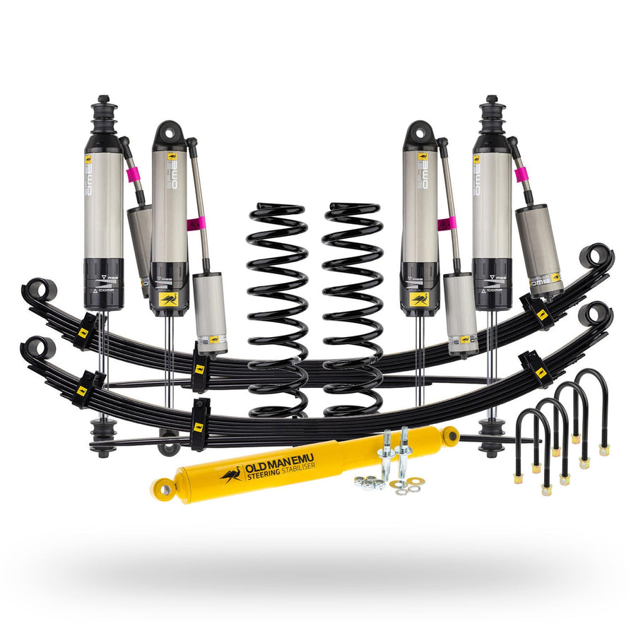 Old Man Emu BP-51 Suspension Kit Suitable For Toyota LandCruiser 70 Series Single Cab, Troop Carrier 1999-2007