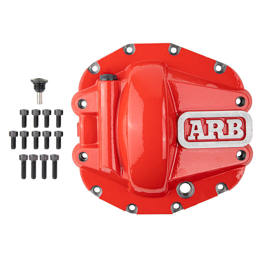ARB Rear Differential Cover with Red Finish Suitable For Jeep Gladiator and Wrangler – 0750012