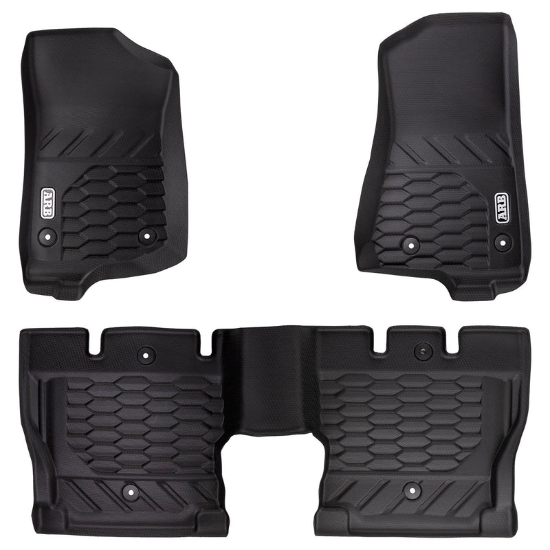 ARB Floor Mats Front and Rear Set Suitable For Jeep Wrangler JL – 4080019